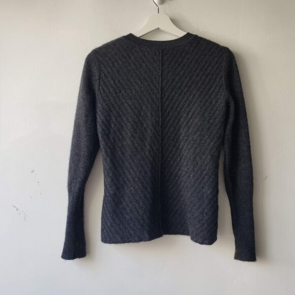 Le Kasha 1918 100% Cashmere Grey Sweater - Picture 6 of 7